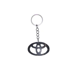 Carved Coconut Shell Keytag