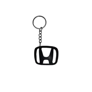 Carved Coconut Shell Keytag